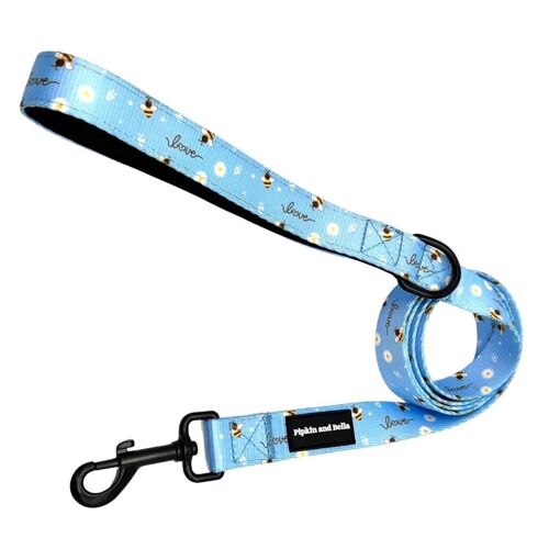 Fabric Dog Lead - Bee Love