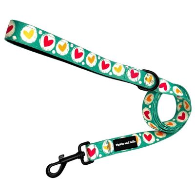 Fabric Dog Lead - Heart 2 Heart