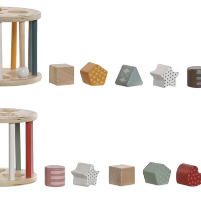 SPIELZEUGSET 7 HOLZBLÖCKE 13X13X11, 2 SORTIMENT JE213342