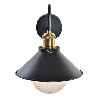 METAL WALL LAMP LAMP 22X26X25 BLACK LA195750