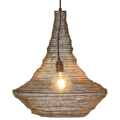 IRON CEILING LAMP 44X44X52 COPPER MESH LA210526