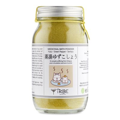 Polvo de Baño Japonés con Yuzu, Pimienta Verde y Senkyu