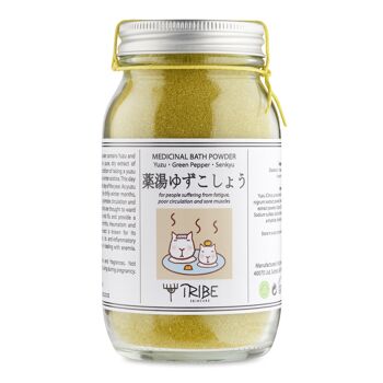 Poudre de bain japonaise au Yuzu, Poivre vert et Senkyu