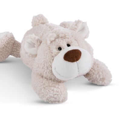 Peluche ours Bendix 20cm couché VERT