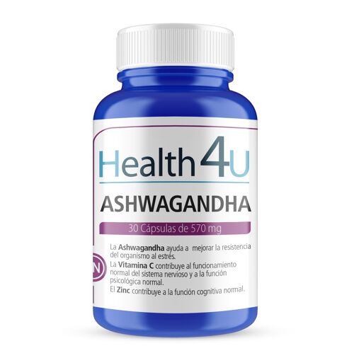 H4U Ashwagandha 30 cápsulas de 570 mg