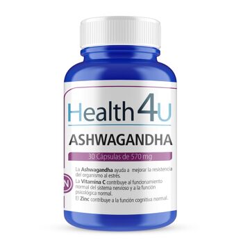 H4U Ashwagandha 30 gélules de 570 mg