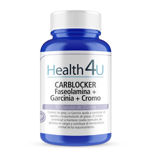 H4U Carblocker Faseolamina + Garcinia 30 cápsulas de 550 mg