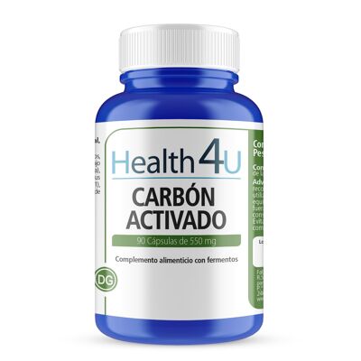 H4U Charbon Actif 90 gélules de 550 mg