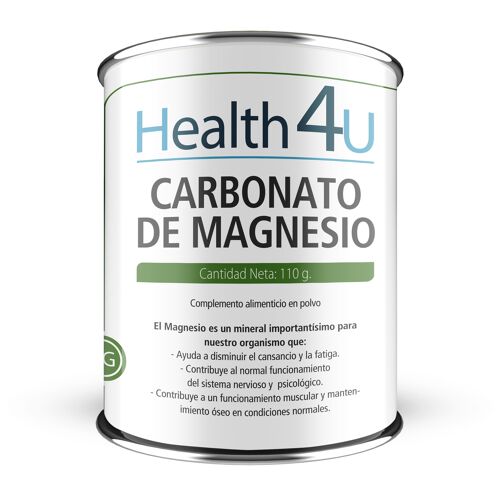 H4U Carbonato de Magnesio 110 g en polvo
