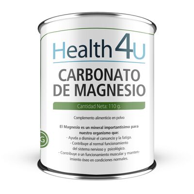 H4U Carbonato de Magnesio 110 g en polvo