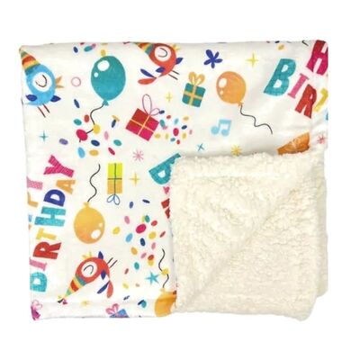 Pet Blanket - Happy Birthday