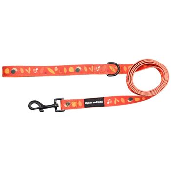 Laisse pour chien en tissu - Woody l'escargot 1