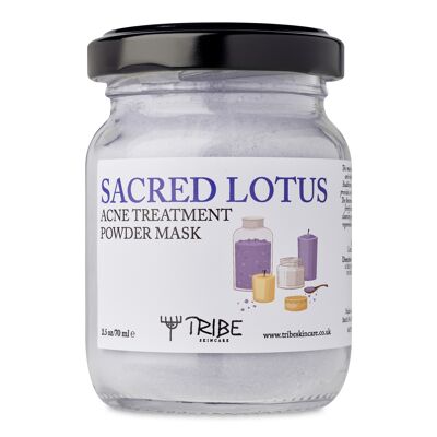 Mascarilla en polvo Sacred Lotus para el tratamiento del acné