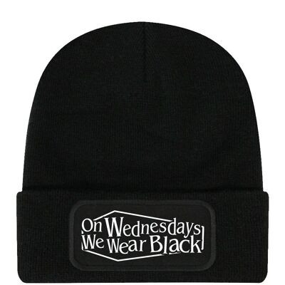 Le mercredi, nous portons un bonnet noir