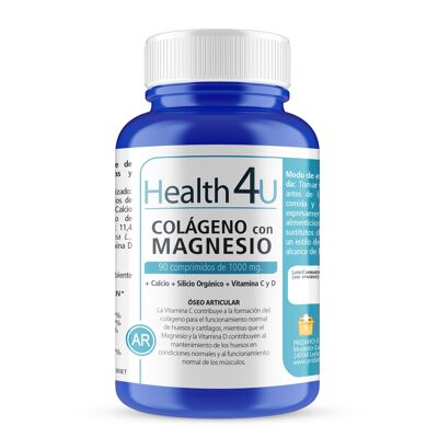 H4U Collagène avec Magnésium 90 comprimés de 1000 mg