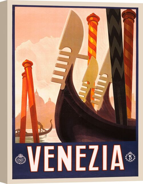 Poster vintage su tela: Venezia