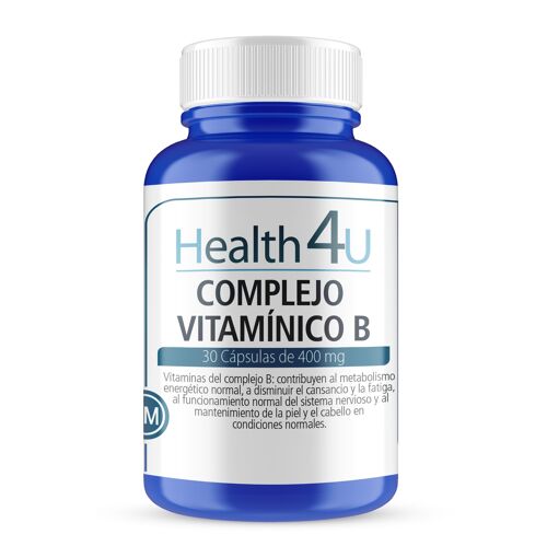 H4U Complejo Vitamínico B 30 cápsulas de 400 mg