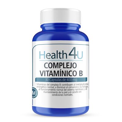 Complexe Vitamine B H4U 30 gélules de 400 mg