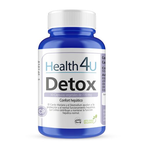 H4U Detox 30 cápsulas vegetales de 770 mg