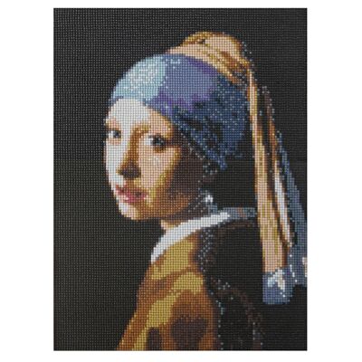 Diamond Painting Girl with a Pearl Earring, 40x50 cm, Round Drills