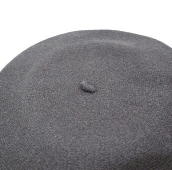 Beret Gris Roche Petit Noeud Zèbre NEW!!! 4