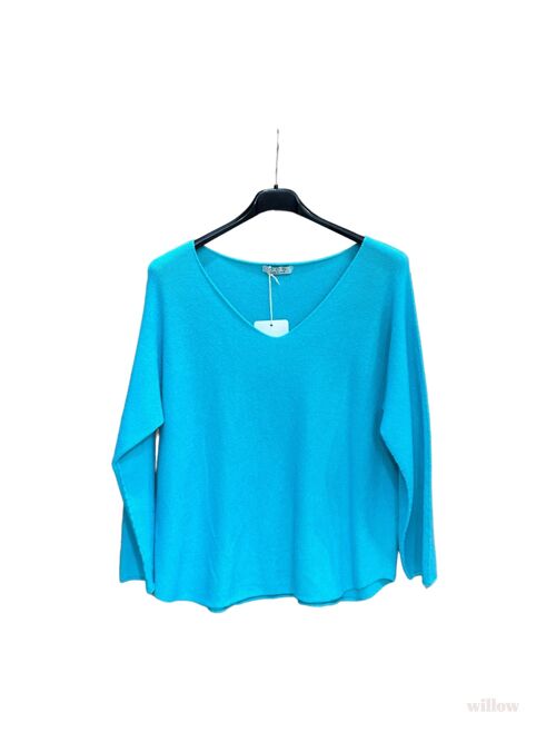 #3169 Pull doux col V