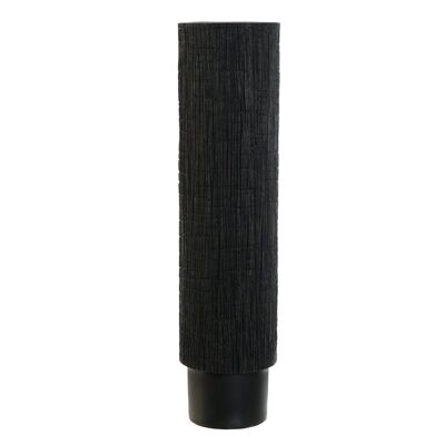 Resin Vase 12X12X47.5 Black JR209405