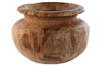 VASE TECK 30X30X20 NATUREL JR210570 1