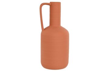 VASE TERRE CUITE 15X14X33.5 MANCHE TERRE CUITE NATURELLE JR210651 1