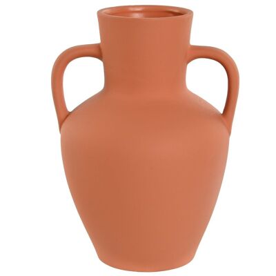 VASO IN TERRACOTTA 18X16X25 MANICO IN TERRACOTTA NATURALE JR210652