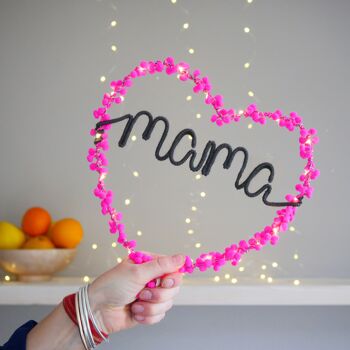 Lumière de coeur pour la fête des mères de maman 4