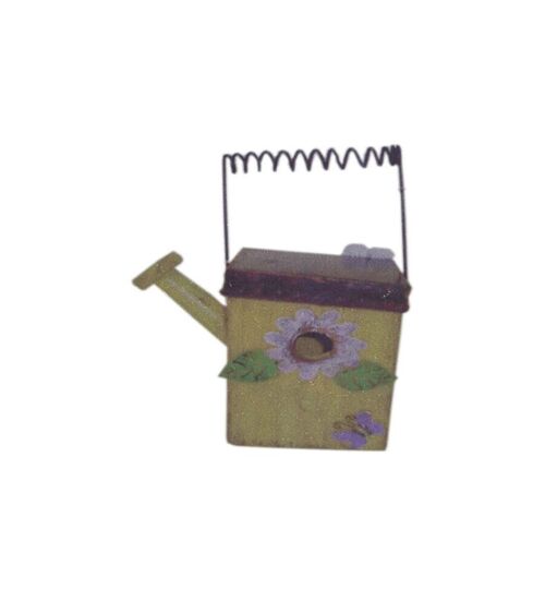 WOODEN "WATERING CAN" WITH METAL LID DIMENSION: 10x9x15cm RR-003