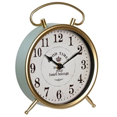 Reloj Sobremesa Metal 16,5X4,2X23 Dorado RE206406