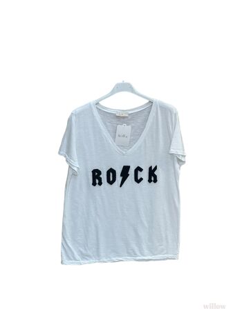 T-shirt Rock brodé 7