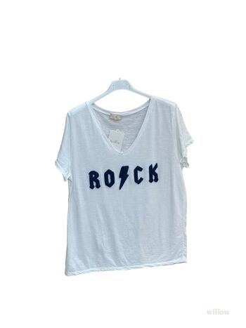 T-shirt Rock brodé 9