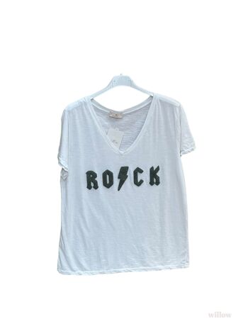 T-shirt Rock brodé 10