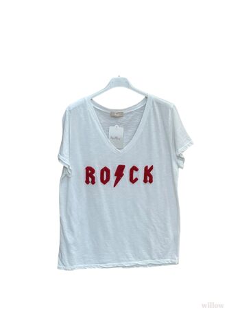 T-shirt Rock brodé 11