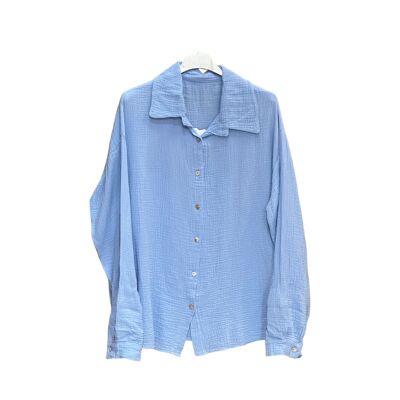 #3036 Cotton gauze shirt