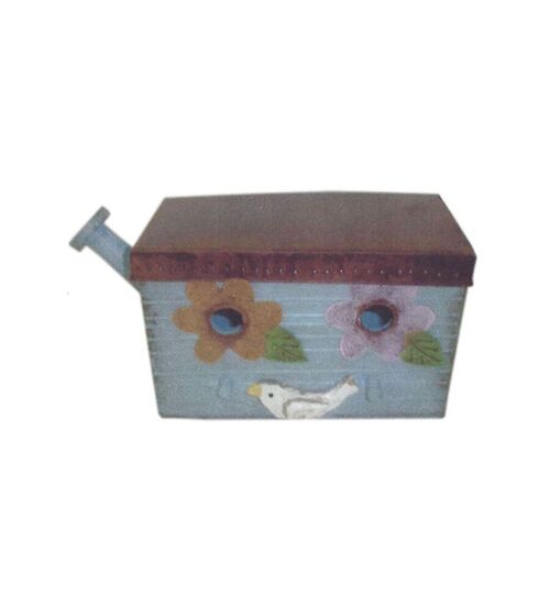 WOODEN "WATERING CAN" WITH METAL LID DIMENSION: 21x11x14cm RR-005