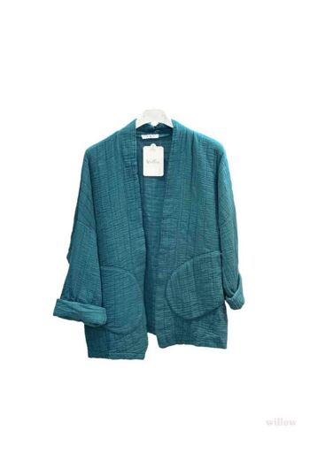 #5230 Veste kimono en gaze de coton 1