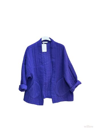#5230 Veste kimono en gaze de coton 7