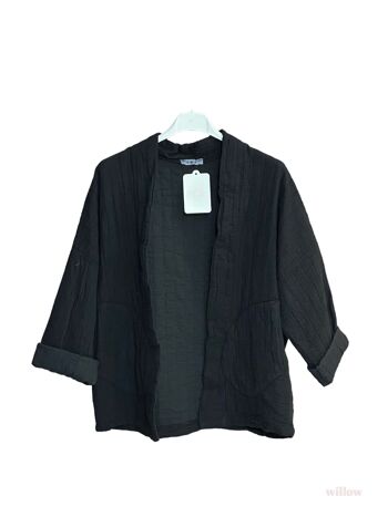 #5230 Veste kimono en gaze de coton 10