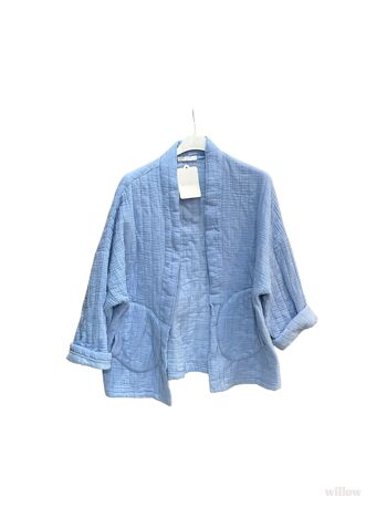 #5230 Veste kimono en gaze de coton 13