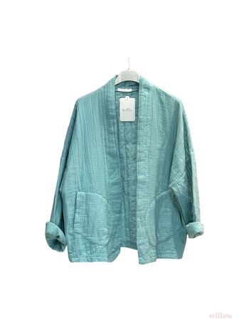#5230 Veste kimono en gaze de coton 14