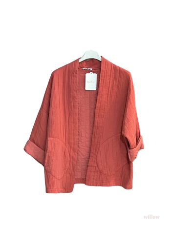 #5230 Veste kimono en gaze de coton 16