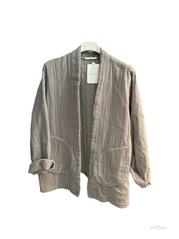 #5230 Veste kimono en gaze de coton 26