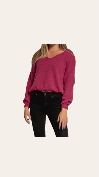 #20678 Pull court avec base resserrée 1