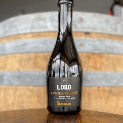 Barley Wine craft beer aged 10 months in oak barrels 9%