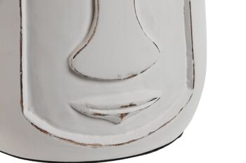 VASE POIGNÉE 15X15X30 CÔTÉ BLANC JR208817 3