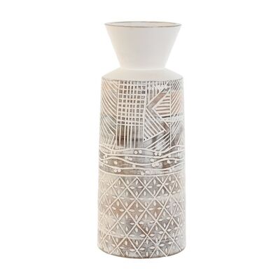 Mango Vase 15X15X22,5 Naturweiß JR209101